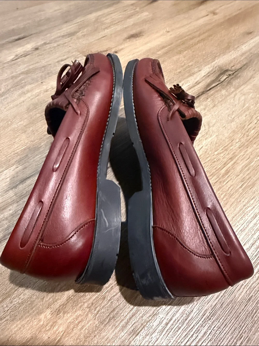 NWOT Dexter Brown Leather Kiltie Tassel Loafers - Men’s Slip-On Walk Over